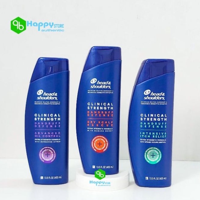 Dầu gội làm sạch  gàu và nấm Head & Shoulders Clinical Strength loại 400ml của Mỹ
