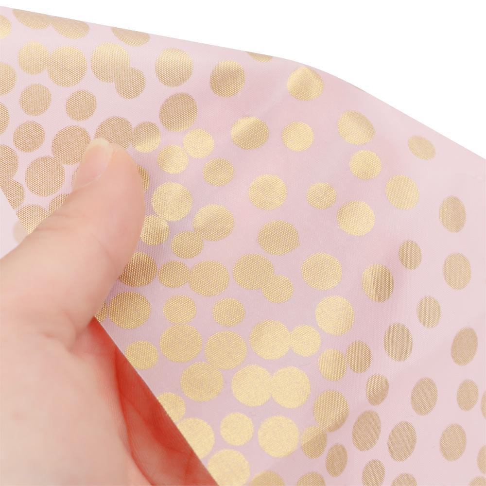 Wttle Khăn Trải Bàn Dùng Một Lần Họa Tiết Chấm Bi Mạ Đồng Trang Trí Sự Kiện Nhà Bếp Tiệc Cưới