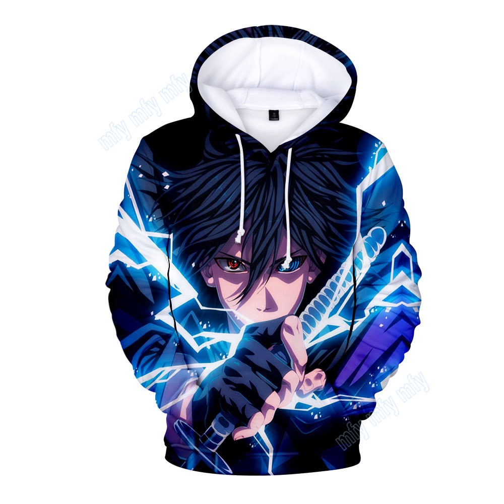 Áo Khoác Hoodie Chui Đầu In Hoạt Hình Naruto Hokage Ninjia Kakashi Hatake Dễ Thương Cho Bé
