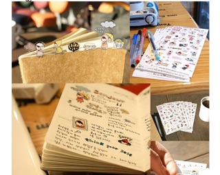 Sticker little friends