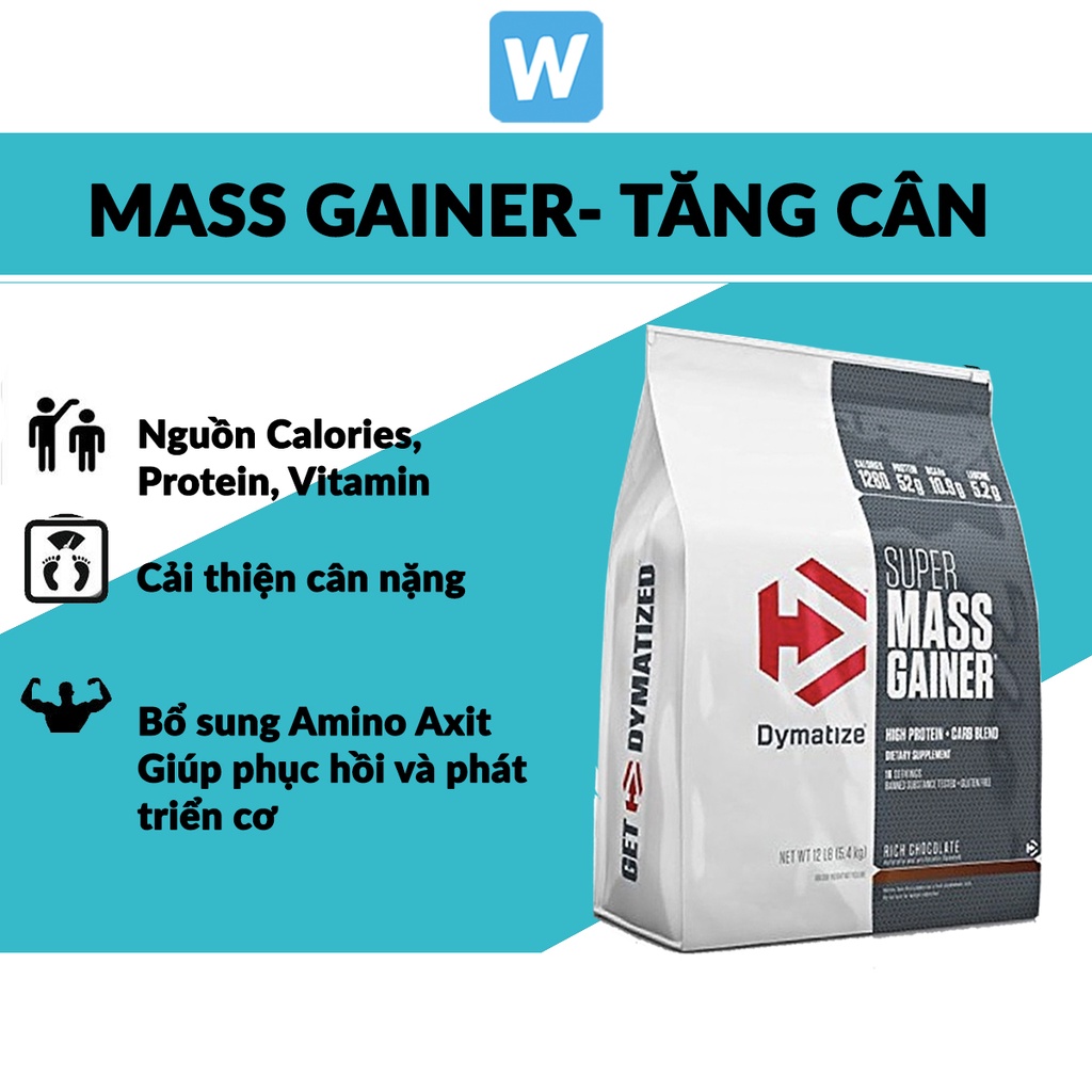 Sữa tăng cân Super Mass 12Lbs - Muscle Grow