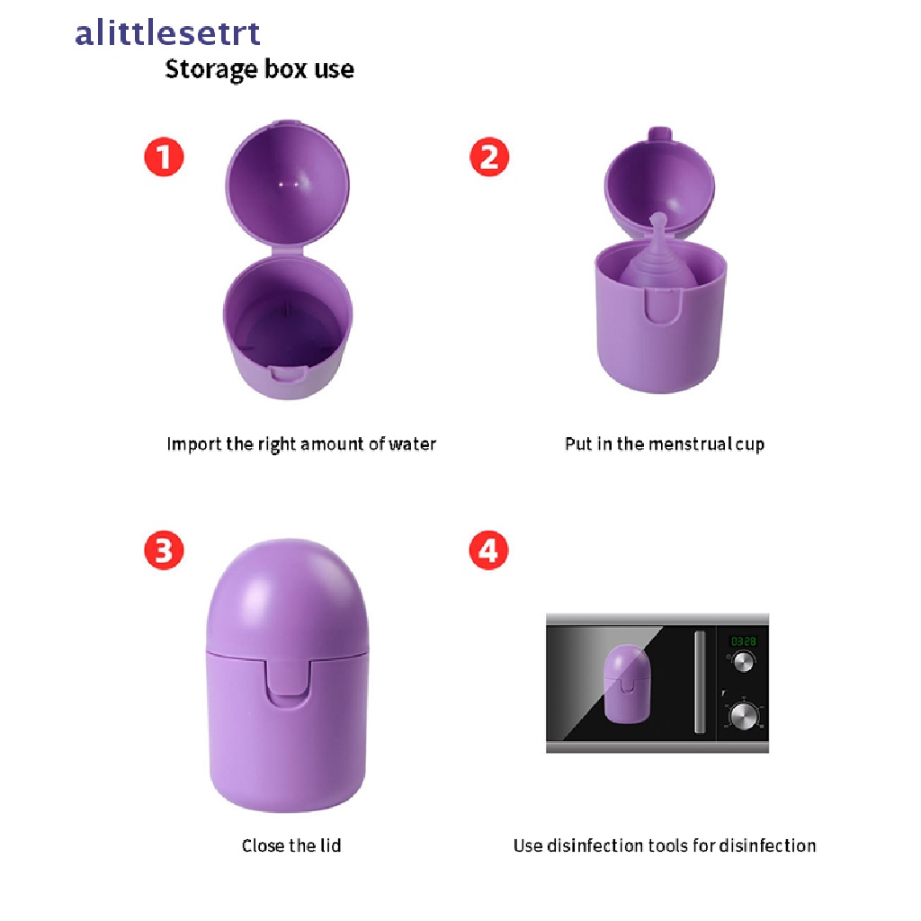 Bộ Cốc Nguyệt San Bằng Silicon Khử Trùng Tiện Dụng