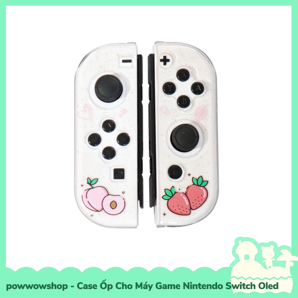 [Sẵn VN - Hỏa Tốc] OLED Phụ Kiện Case Ốp TPU + PC Cho Máy Game Cầm Tay Nintendo Switch Oled Kirby, Space, Fruit