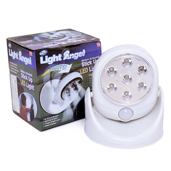 [FREESHIP] Đèn Chiếu Sáng Cảm Ứng Hồng Ngoại Thông Minh Light Angel Chống Trộm.