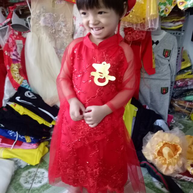 Áo dài cách tân bé gái