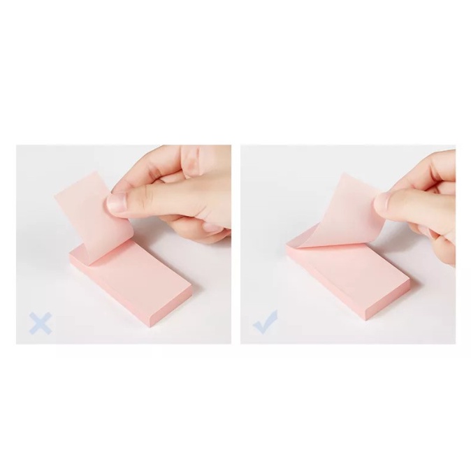 [Nowship] Sticky Macaron Note nhiều màu - 100 tờ/màu BAOKE