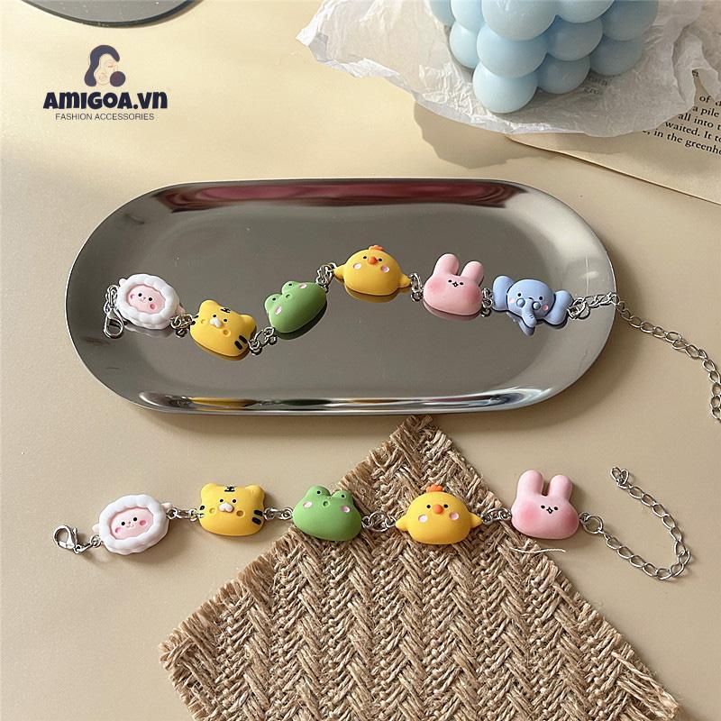 ✨✨Vòng Tay Hình Động Vật Phong Cách Harajuku Nhật Bản Mềm Mại Dễ Thương Cho Nữ