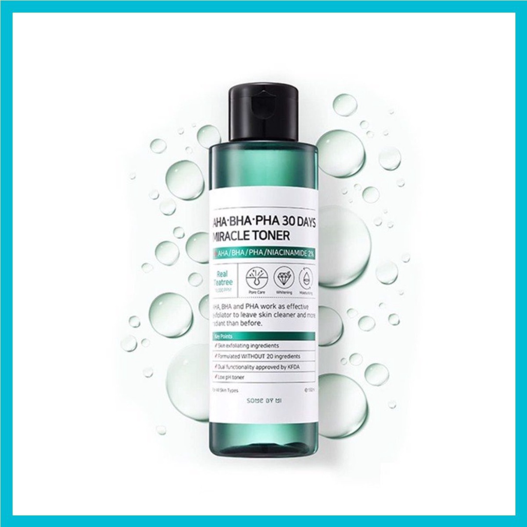 Toner Dưỡng Ẩm Làm Sạch Some By Mi AHA BHA PHA 30 Days Miracle Toner ঔ𝚑̷
