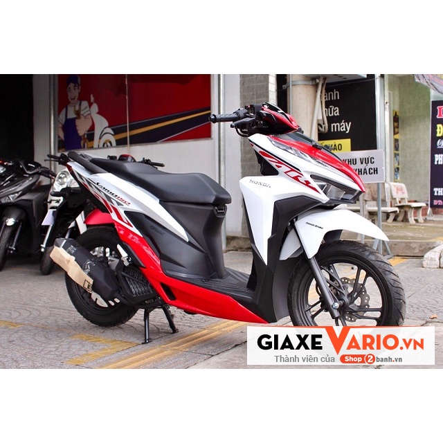 Tem rời in UV ép nhiệt dán xe Vario 2018 trắng, mẫu 2020. Decal cao cấp không bay màu