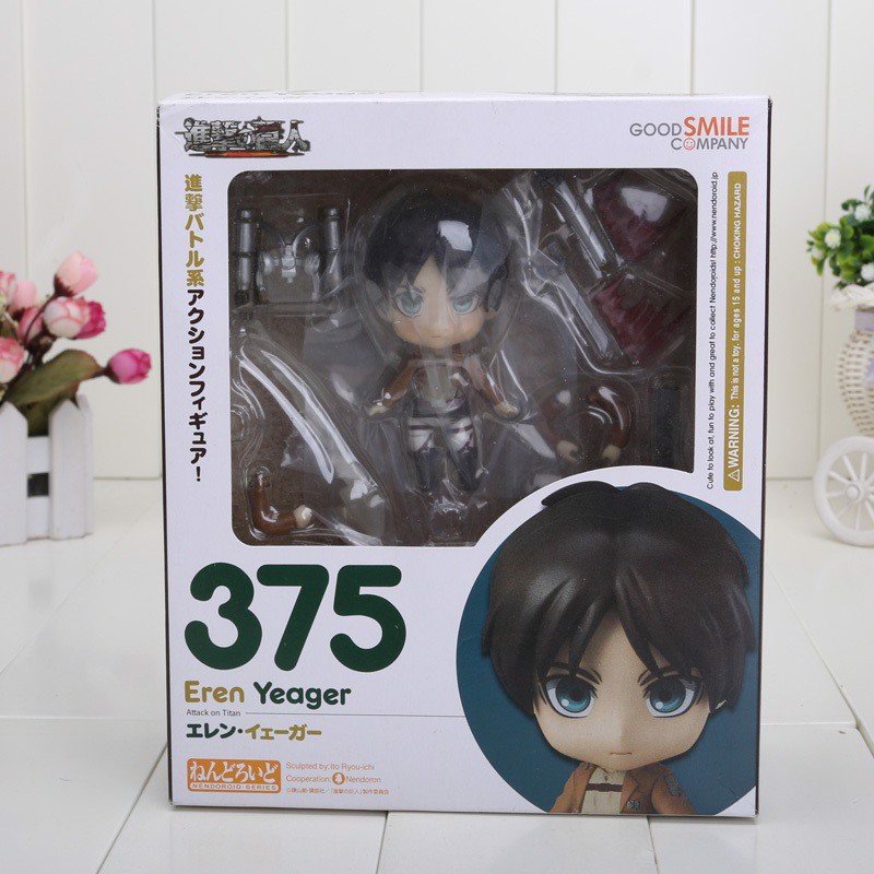 GIÁ HỦY DIỆT Mô Hình Eren Yeager Attack on Titan Có Khớp Cử Động Nendoroid 375