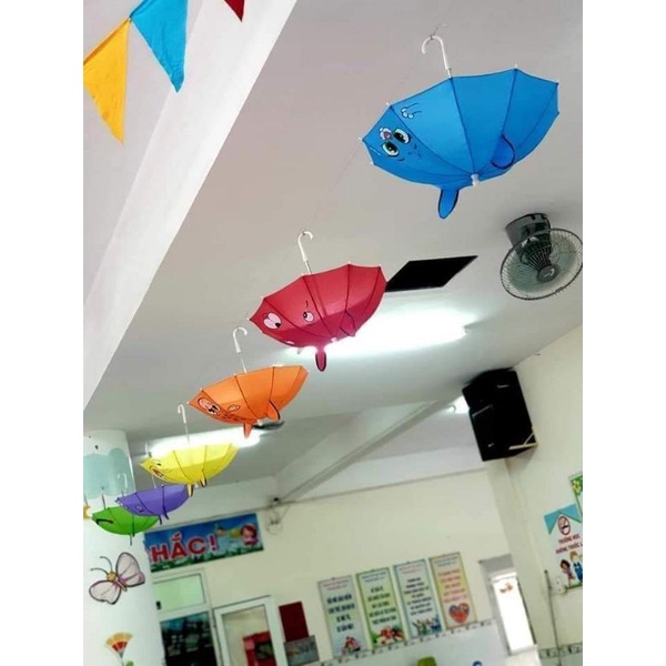 Ô DÙ TAI THỎ NHIỀU MÀU NGỘ NGHĨNH CHO BÉ YÊU