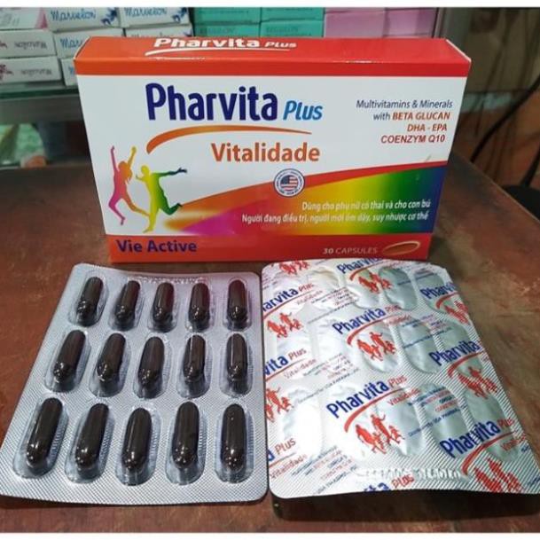 Pharvita Plus bồi bổ cơ thể, giảm mệt mỏi, tăng trí lực