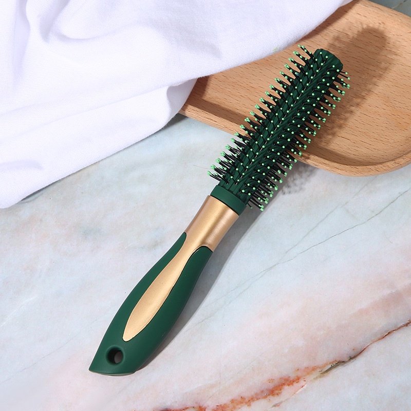 Neon074 Lược chải tóc xoăn Cải thiện ngăn ngừa tĩnh điện Thoải mái - Xử lý Phụ nữ Chải lông