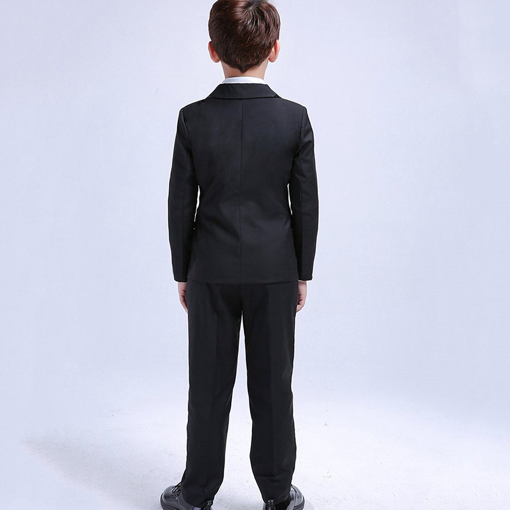 Bộ đồ tuxedo 6 món thời trang lịch lãm sang trọng cho bé trai