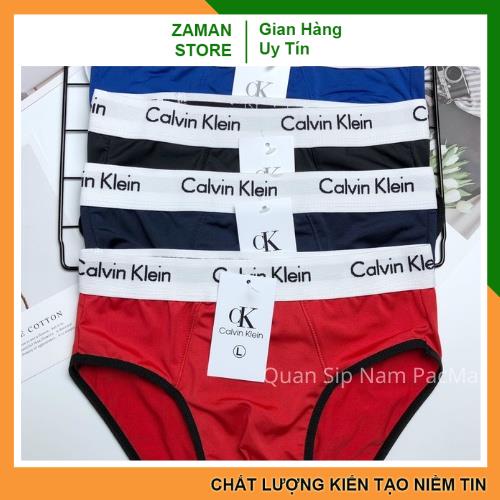 Quần sịp nam tam giác thun lạnh,quần lót nam tam giác C.K co giãn mềm mịn thoáng khí - ZAMAN