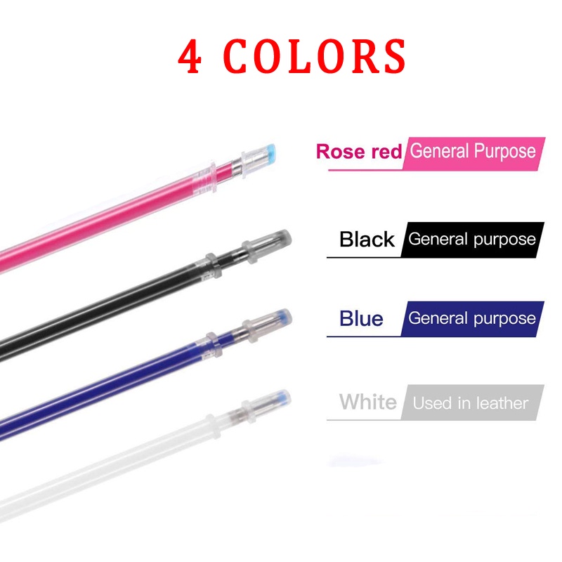 Set 50 / 100 Ruột Bút Xóa Được Nhiệt Độ Cao Dùng Để May Vá Đồ Da