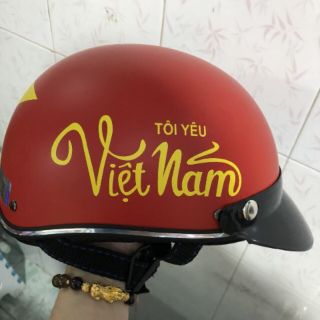 Nón bảo hiểm tôi yêu Việt Nam cực đẹp