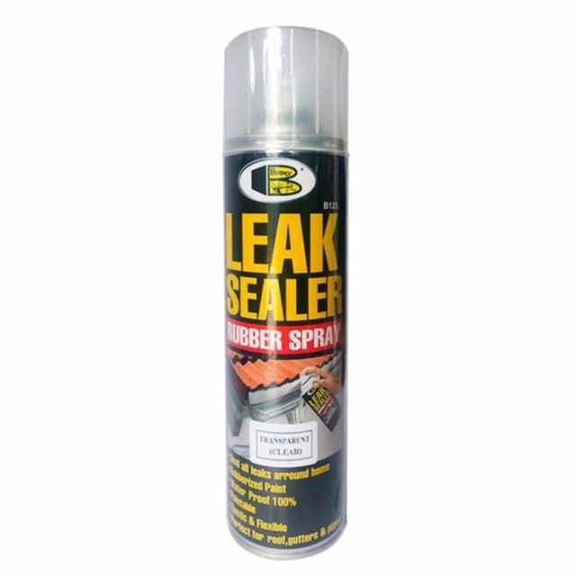 Sơn xịt chống dột Leak Sealer (Bosny) che phủ các vết nứt tường, kim loại, gỗ