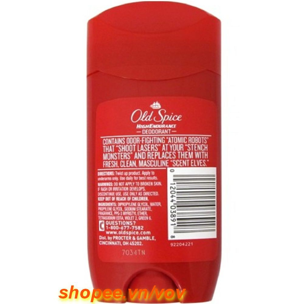 Sáp lăn nách Old Spice Pure Sport 85g 100% chính hãng, vov cung cấp và bảo trợ.