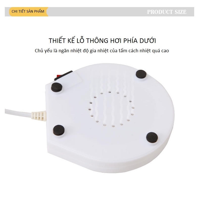 Đế Giữ Nhiệt 60 Độ Cho Đồ Uống Cao Cấp Electronic Warmer