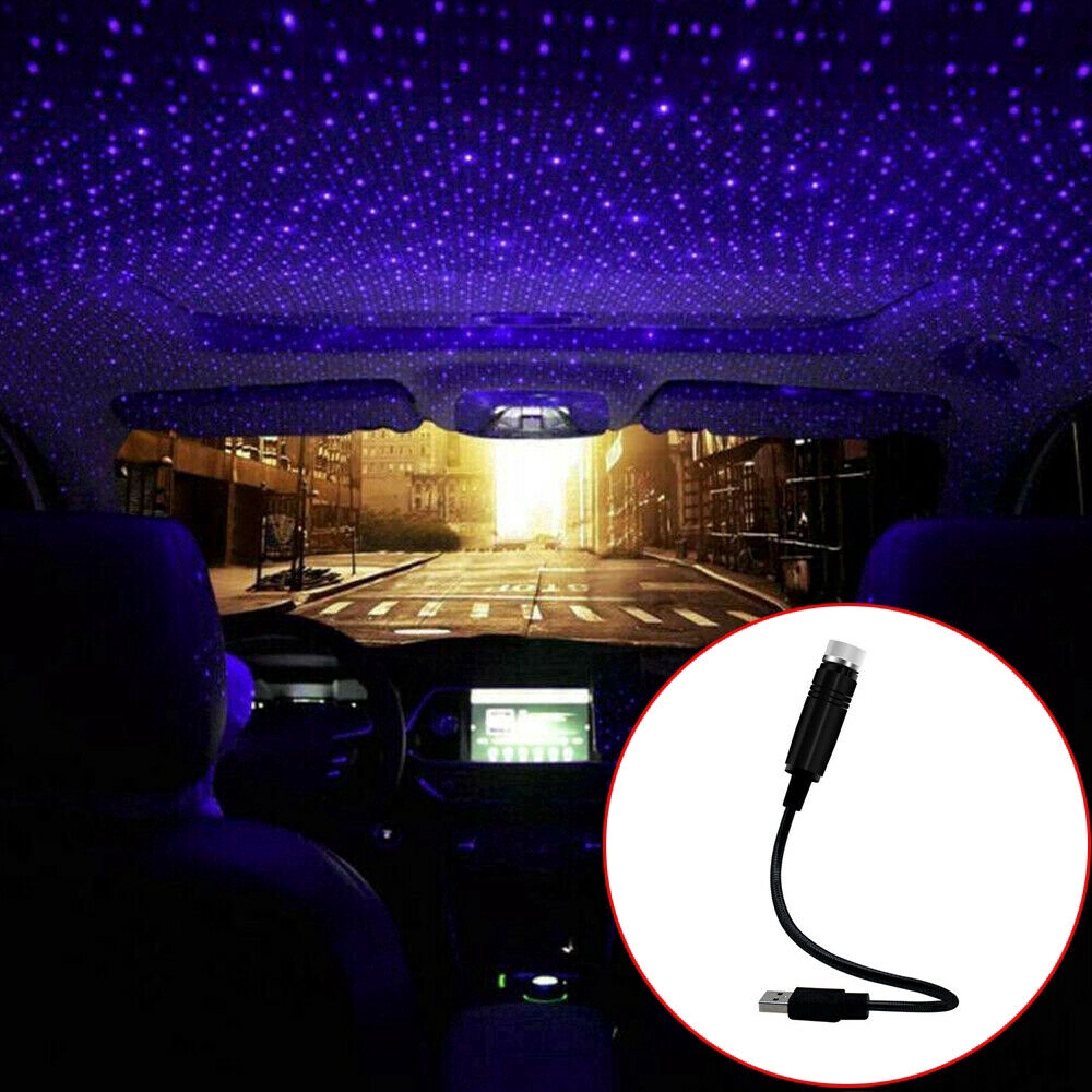 Đèn USB tạo bầu trời đầy sao lấp lánh cho trần xe hơi tiện dụng