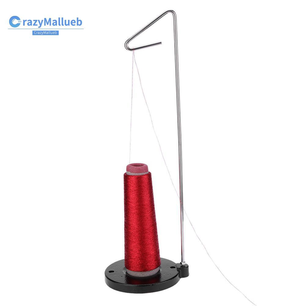 Crazymallueb❤Single Cone Spool Stand Metal Sewing Thread Stand Holder Embroidery Line Rack Sewing Machine