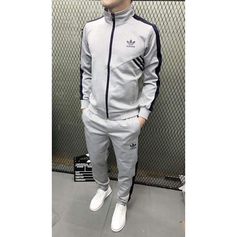 BỘ NAM NỈ BÔNG THỂ THAO 3 SỌC SƯỜN | BigBuy360 - bigbuy360.vn