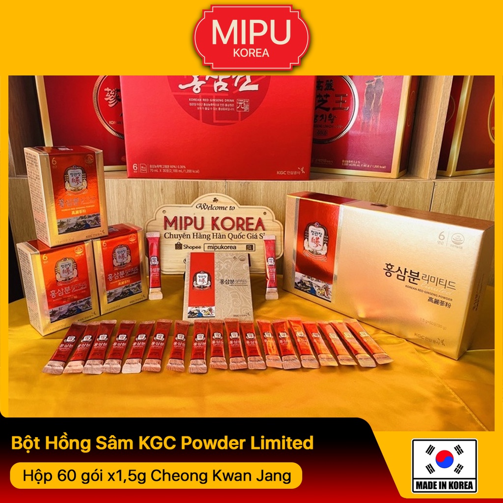Bột Hồng Sâm KGC Powder Limited Hộp 60 gói x1,5g Cheong Kwan Jang