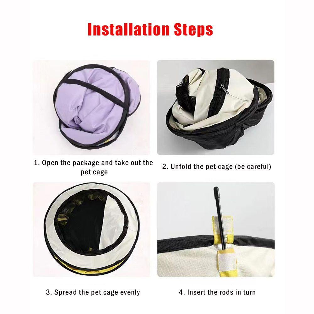 YNATURAL Hàng Rào Gấp Gọn Tiện Dụng Dành Cho Thú Cưng