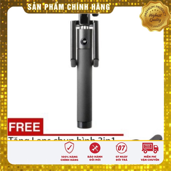 Gậy chụp hình Selfie Stick Tặng Len chụp ảnh mini 3in1