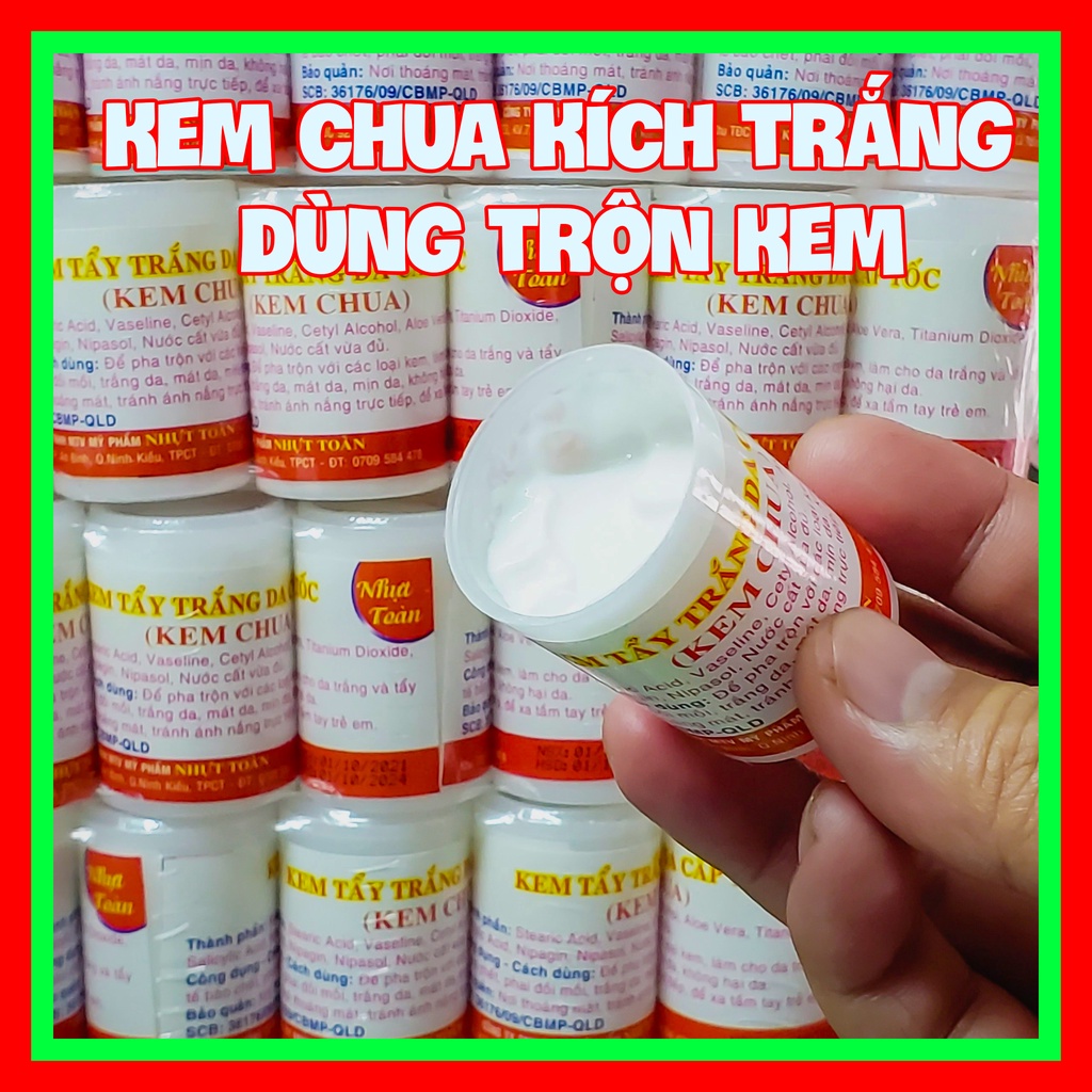Combo Kem Kích 10 món - Dùng để trộn cho Kem Body nhanh trắng hơn- Có 3c3 abutine - x3 collagen