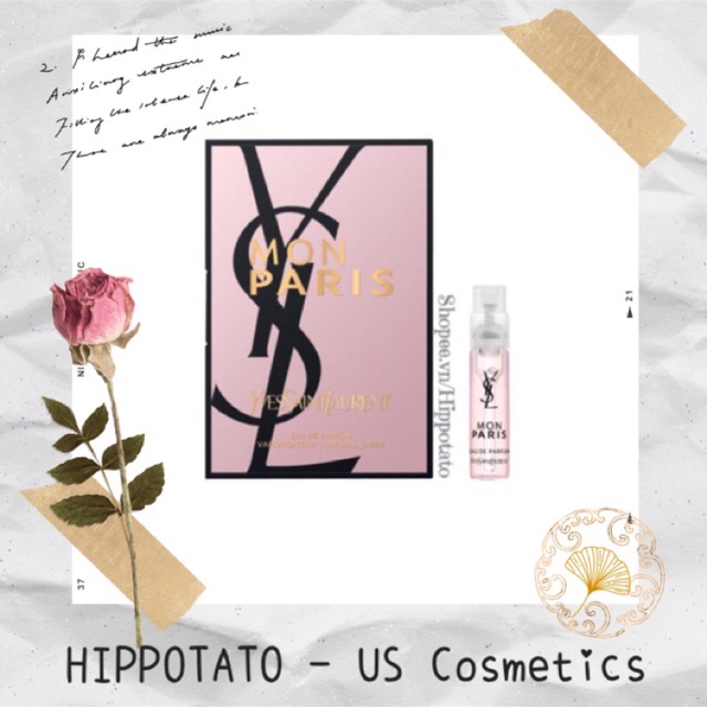 🌹 YSL Yves Saint Laurent Mon Paris EDP - Vial sample mẫu thử nước hoa | BigBuy360 - bigbuy360.vn