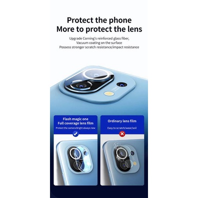 Kính Cường Lực Bảo Vệ Camera Cho Xiaomi Mi 11 / 11 Pro / 11 Ultra Poco