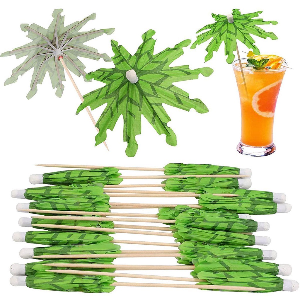 Dù Giấy Dùng Một Lần Trang Trí Cocktail Thân Thiện Với Môi Trường