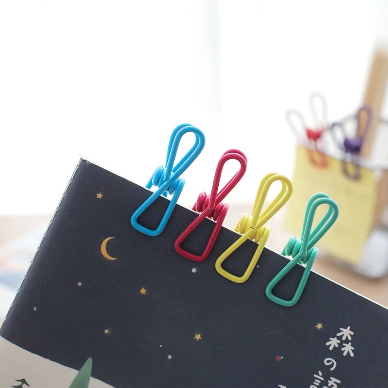 Kẹp kim loại giữ thẻ, giấy nhớ 5.7*3*1.7cm