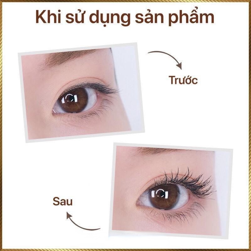 Chuốt mi Kiss Beauty làm cong mi dày mi Long &amp; Curl Mascara chống lem tự nhiên KMH2 CEP