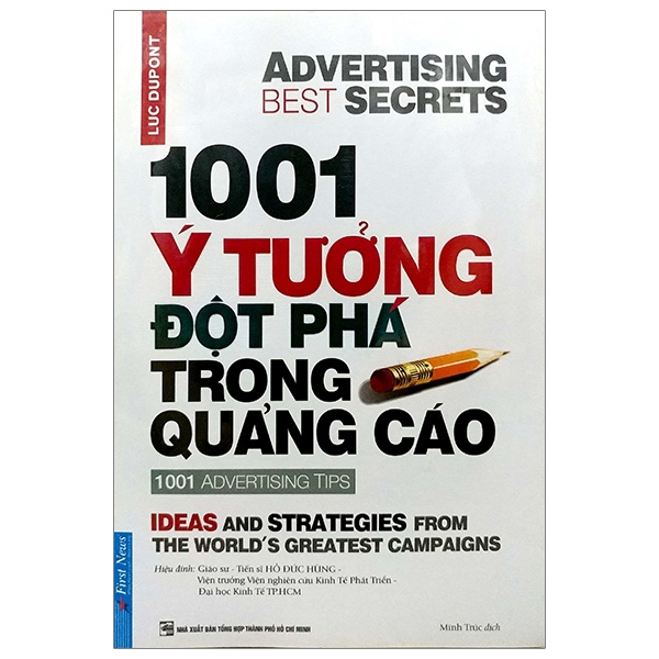 Sách - 1001 Ý Tưởng Đột Phá Trong Quảng Cáo - 1001 Advertising Tips (Tái Bản 2019)