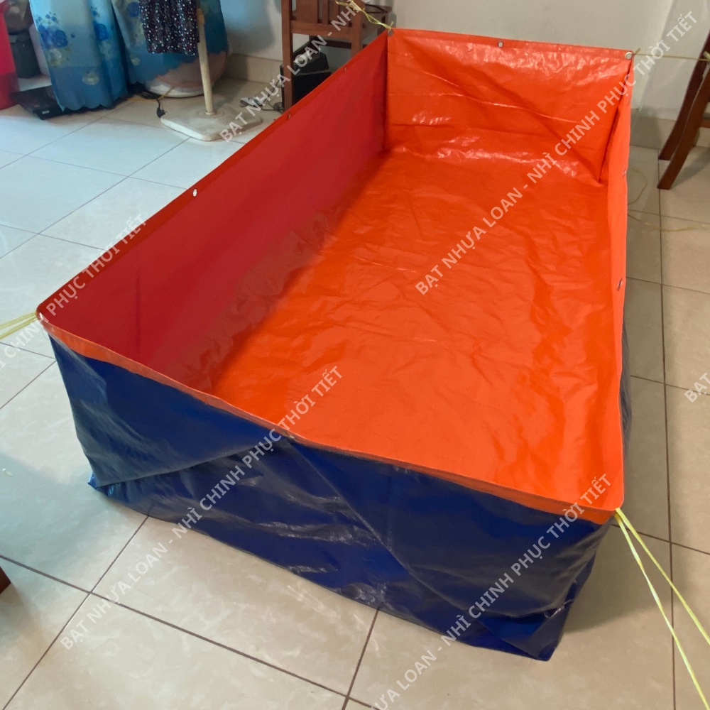 BỂ BẠT NUÔI ỐC, ẾCH, CÁ, LƯƠN MỚI NỞ... - BỂ TẮM CHO TRẺ NHỎ (BẠT LOẠI 1 - DÀY, BỀN, DAI, CHỐNG THẤM 100%)
