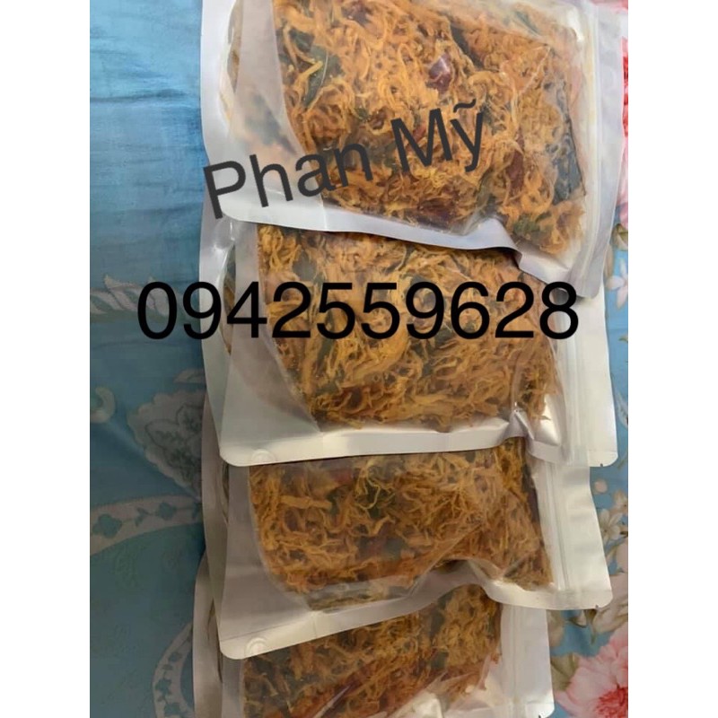 Gói 500 gram- khô gà lá chanh
