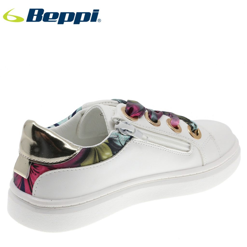 Giày Sneaker Dây Hoa cho Bé Gái BEPPI SNJ2183810 - White