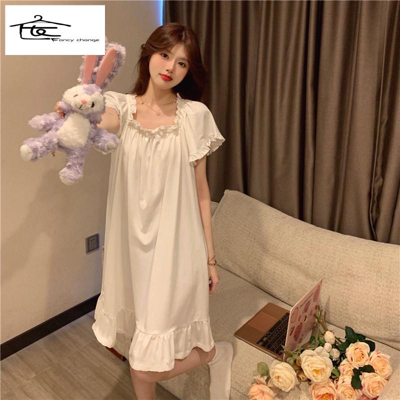 Đầm Ngủ Kiểu Công Chúa Thời Trang Mùa Hè Dễ Thương Cho Nữ