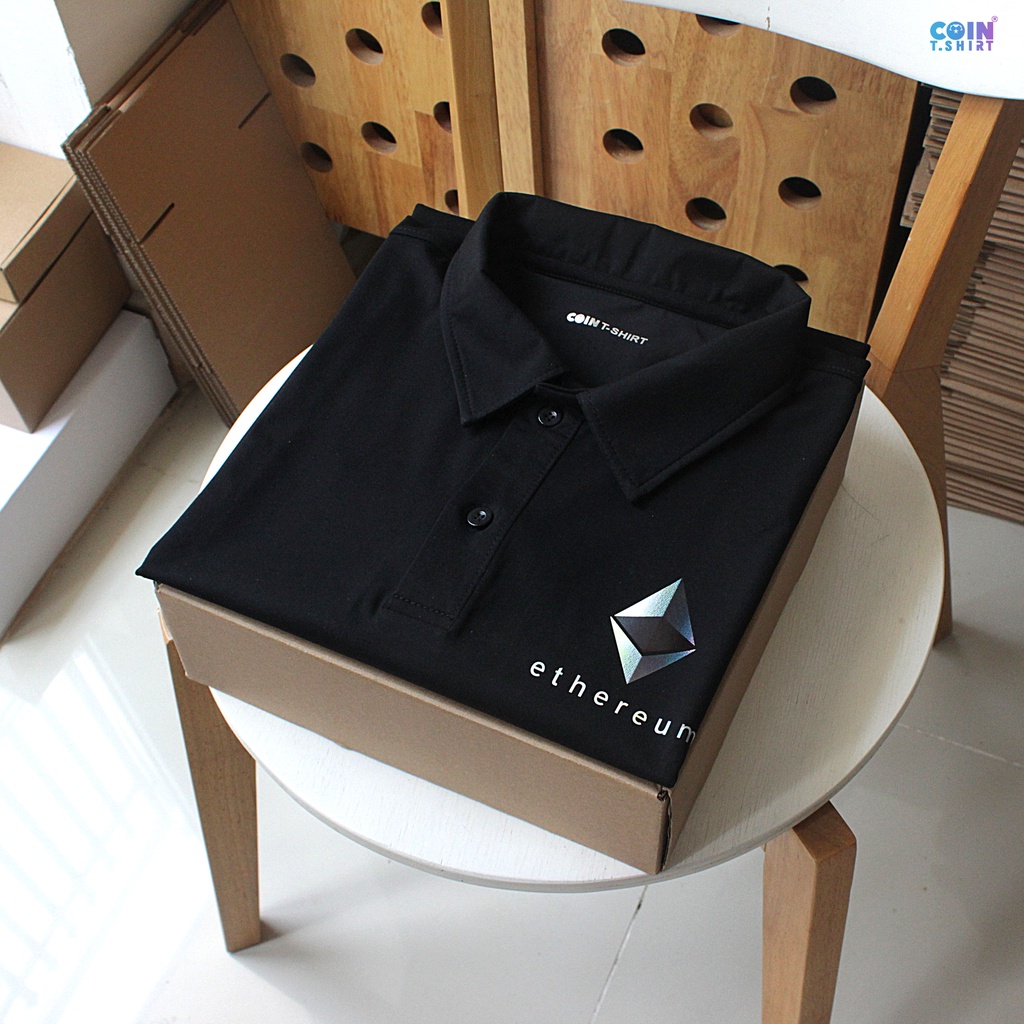 Áo Polo cao cấp Ethereum, ETH, Cointshirt, Bitcoin BTC, Binance BNB, Polkadot DOT, Crypto, HODL, Trader
