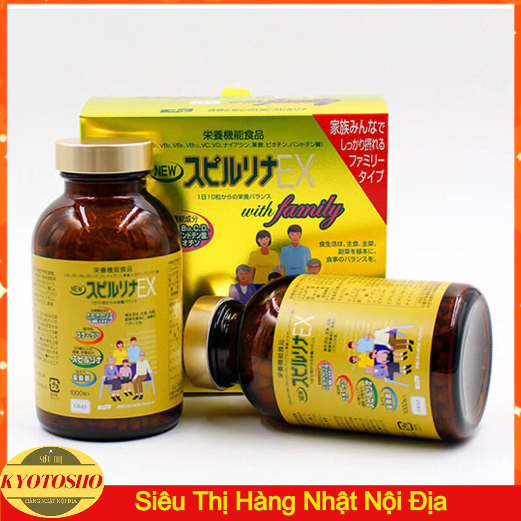 Tảo vàng EX 2000 viên mẫu mới Date 2025