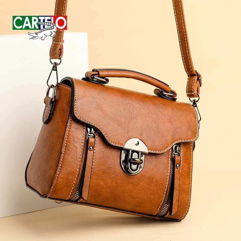 Túi Xách Da Cá Sấu Mềm Phong Cách retro Thời Trang 2022 Cho Nữ