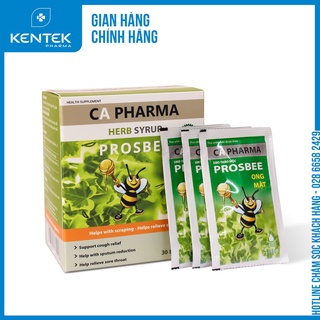 (2 Gói) Siro Ho Thảo Dược PROSBEE Mật Ong Cho Trẻ Em (2 gói x 5ml) - Trẻ Từ 2 Tuổi