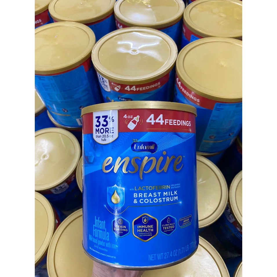 Sữa Enfamil Enspire xanh mẫu mới và cũ 581/850gr giúp bé phát triển toàn diện