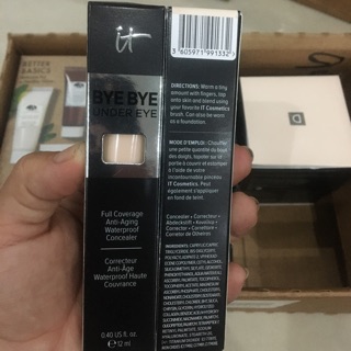 Hàng nội địa Mỹ Kem Che Khuyết Điểm It Cosmetics Bye Bye Under Eye™ Full Coverage Anti-Aging Waterproof Concealer 12ml