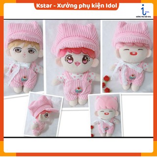 Outfit cho doll 20-22cm siêu cute (mũ + áo+ yếm)