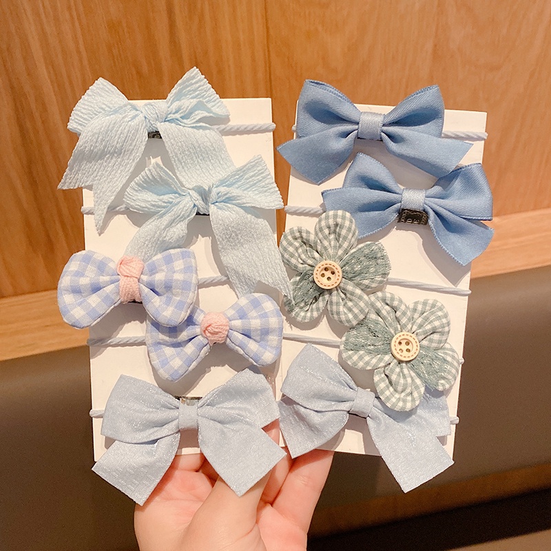 Dây Buộc Tóc Cao Su Hình Nơ Xinh Xắn Cho Bé Gái