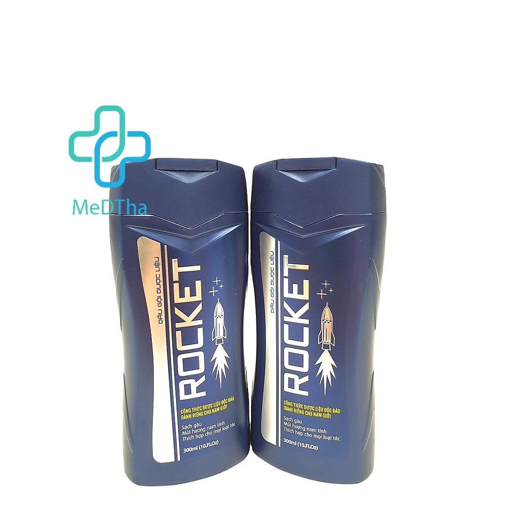 Dầu gội Dược liệu Rocket Sao Thái Dương - Dầu gội cho nam, dưỡng tóc, ngăn rụng tóc, sạch gàu